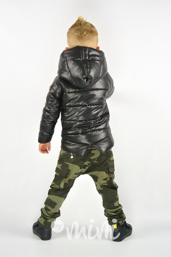 Černá chlapecká bunda