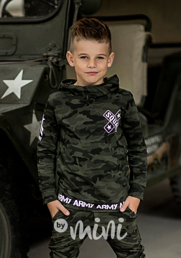 Khaki army mikina