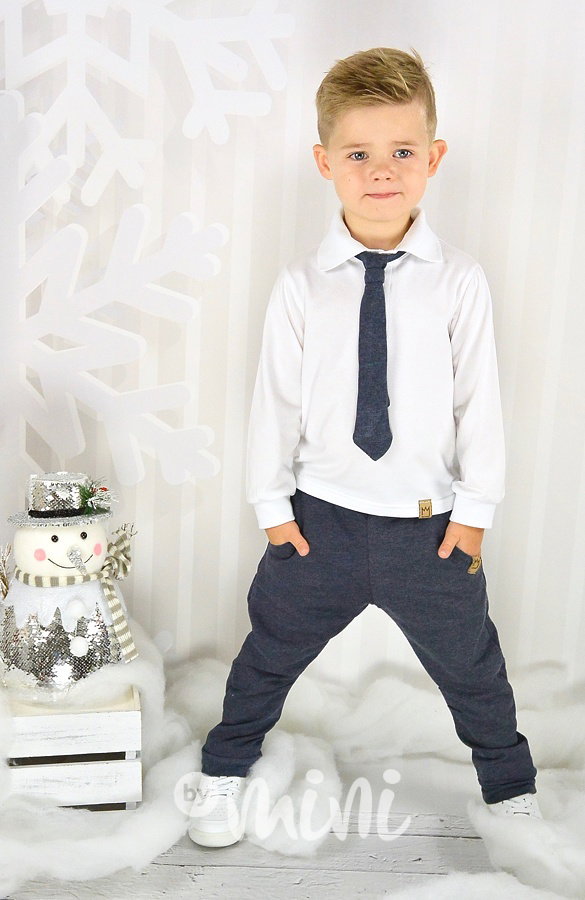 Elegant pants jeans blue