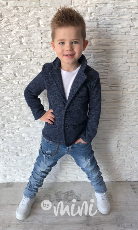 Blue jeans s karabinkou