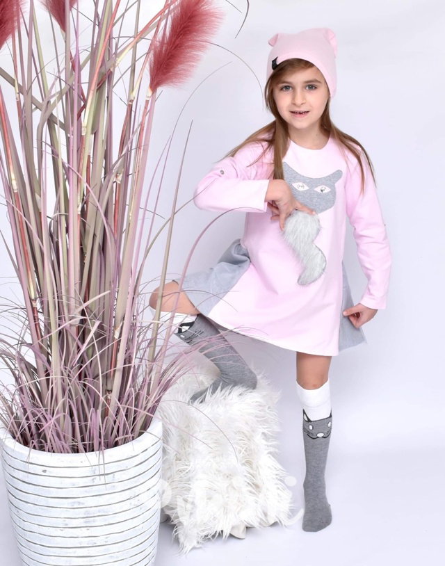 Extra zdobená tunička pink