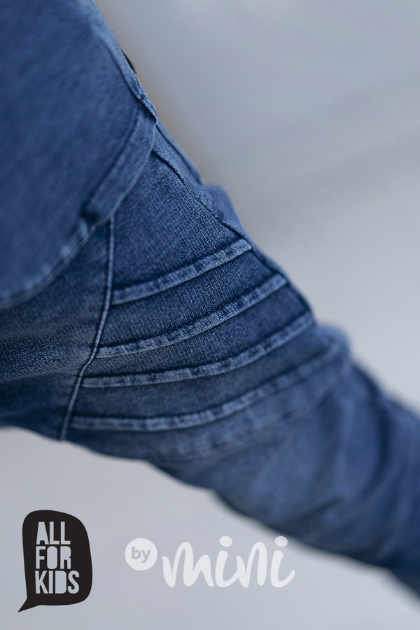 Jeans baggy tepláčky s prošitím