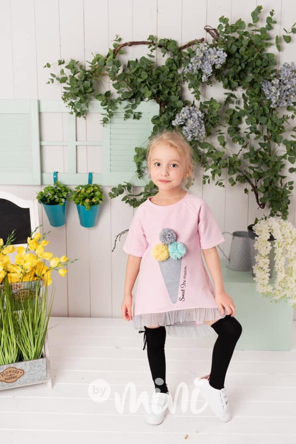 Ice cream dress pink