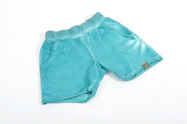 Acid wash kraťasy blue