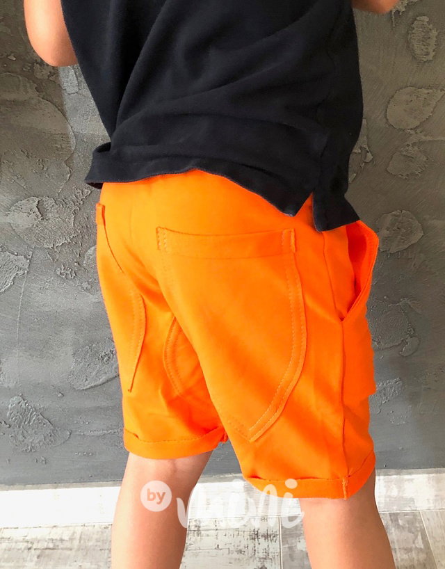 Oranž chlapecké shorts
