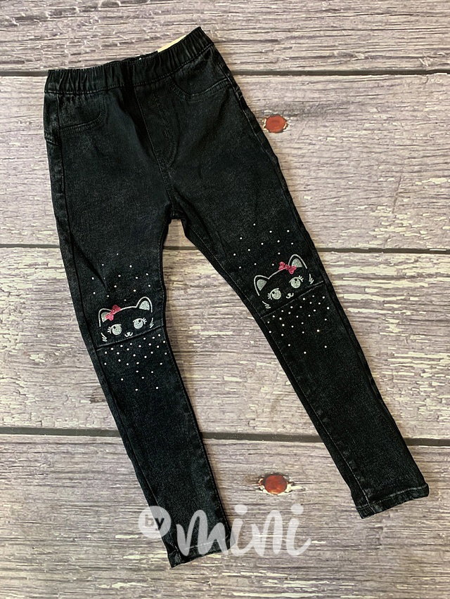 Stretch jeans jegginy cat
