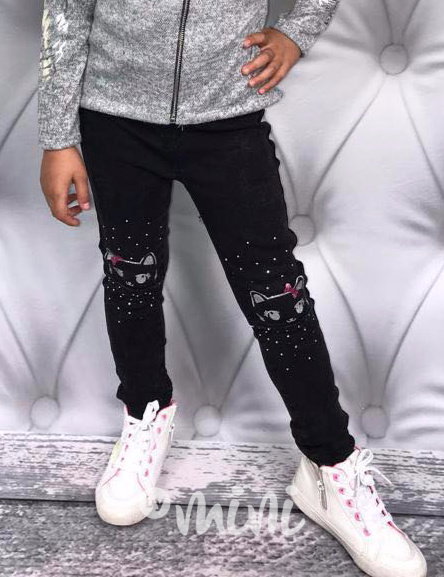 Stretch jeans jegginy cat
