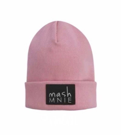 Růžová dívčí dětská čepice urban street style