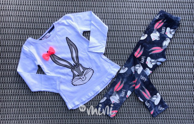 Bugs Bunny legíny + white blůzka