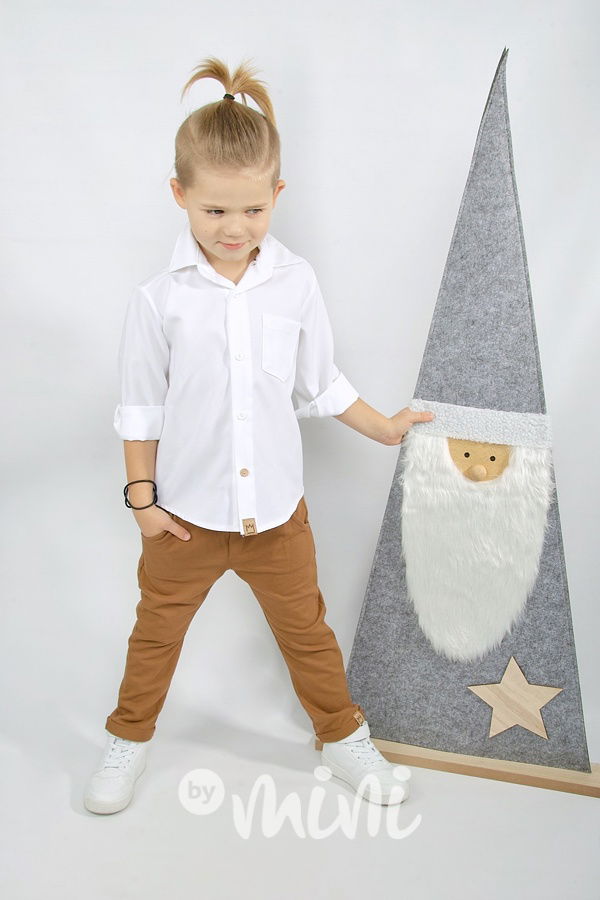 Elegant bavlněná košile bílá