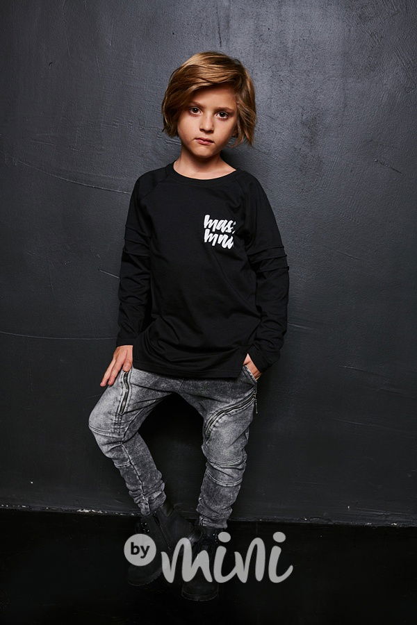 *Premium* mash black triko s prošitím