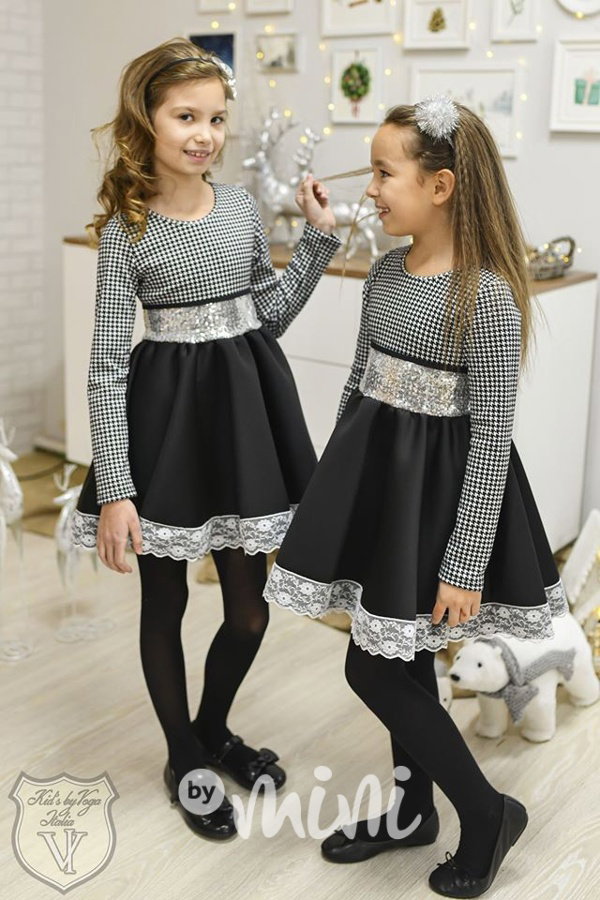 Luxusní společenské šaty pepitka by Voga