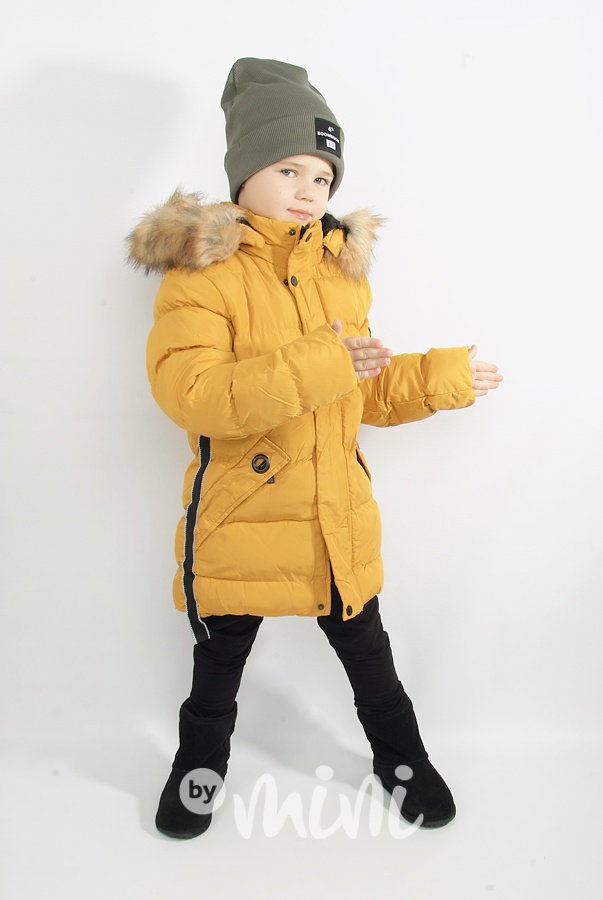 Mustard chlapecká zimní bunda