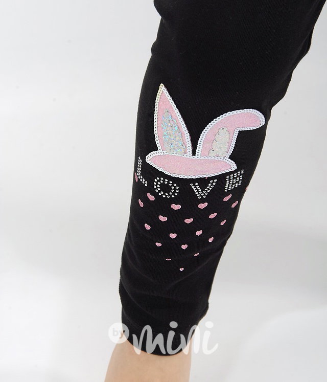 Černé bunny legíny