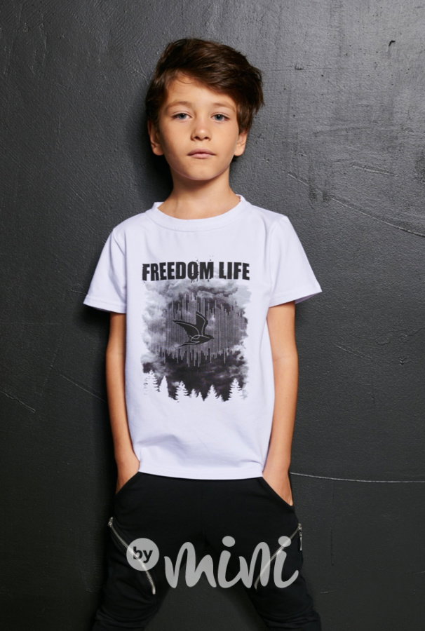 *Premium* freedom triko bílé