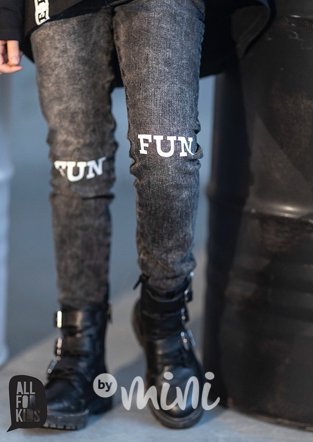 FUN jeans - černé