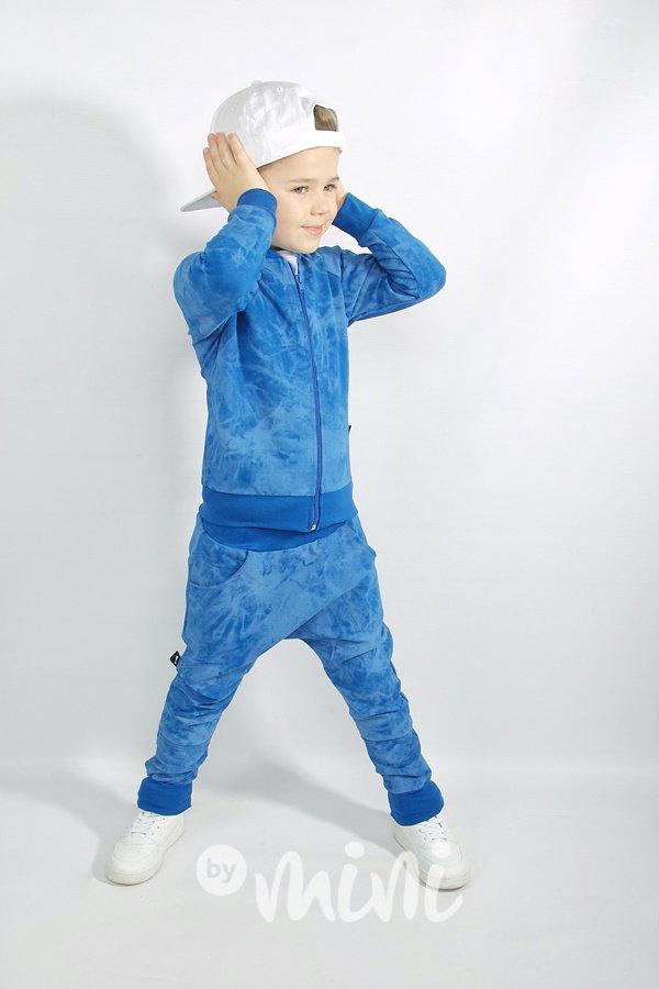 Blue tie dye souprava