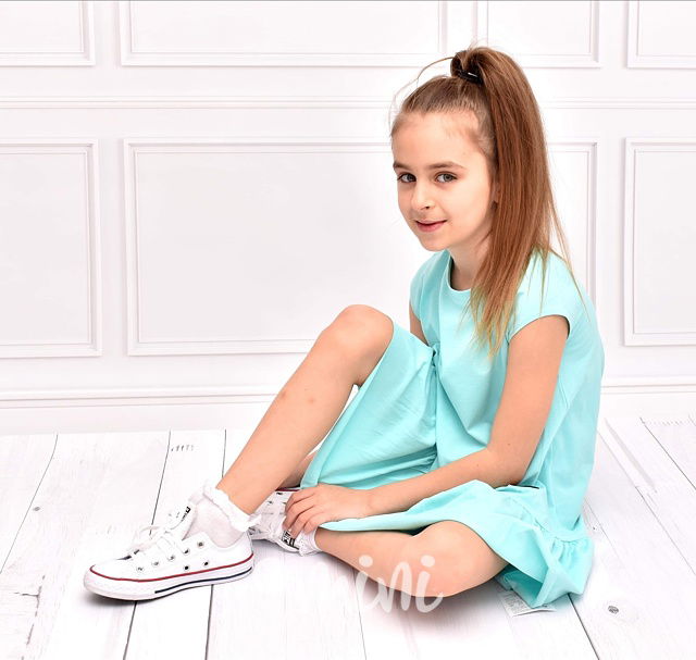 Sky blue oversize šaty *TOP*