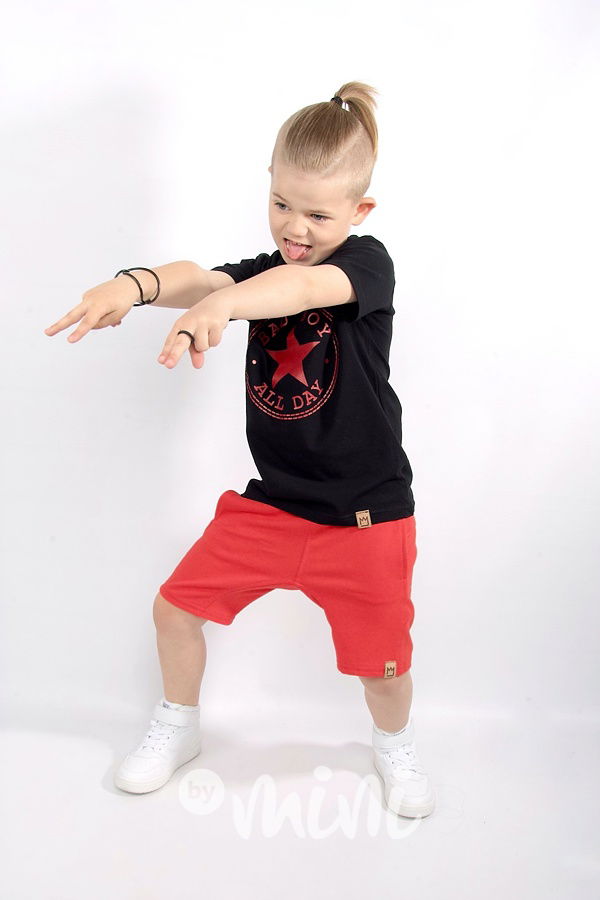 BOY šortky červené