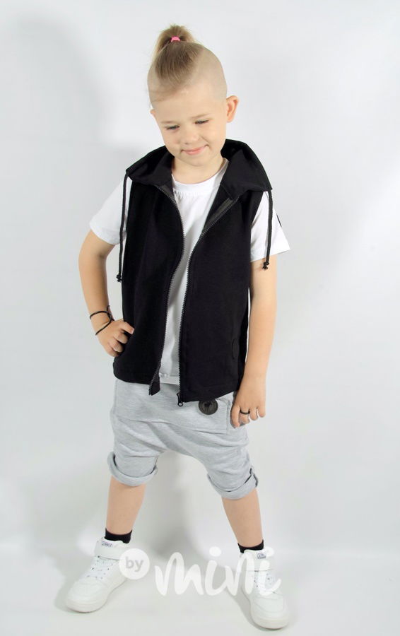 Ultra low baggy kraťasy - grey