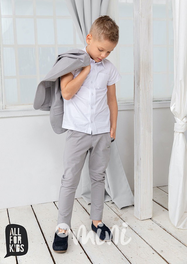 Elegant sako - pastel grey