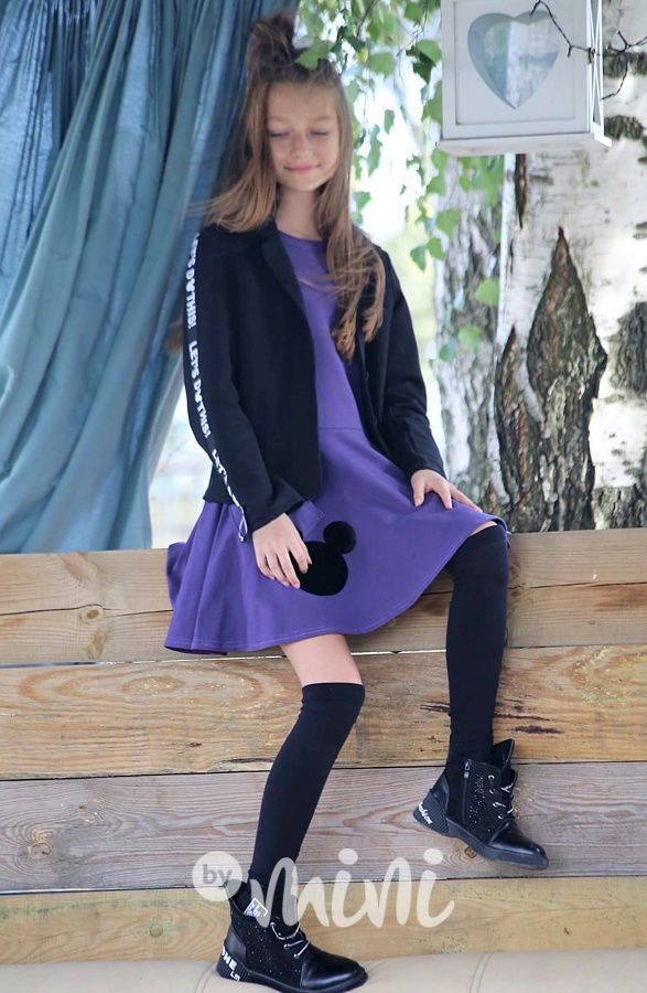 Mickey fiolet šaty