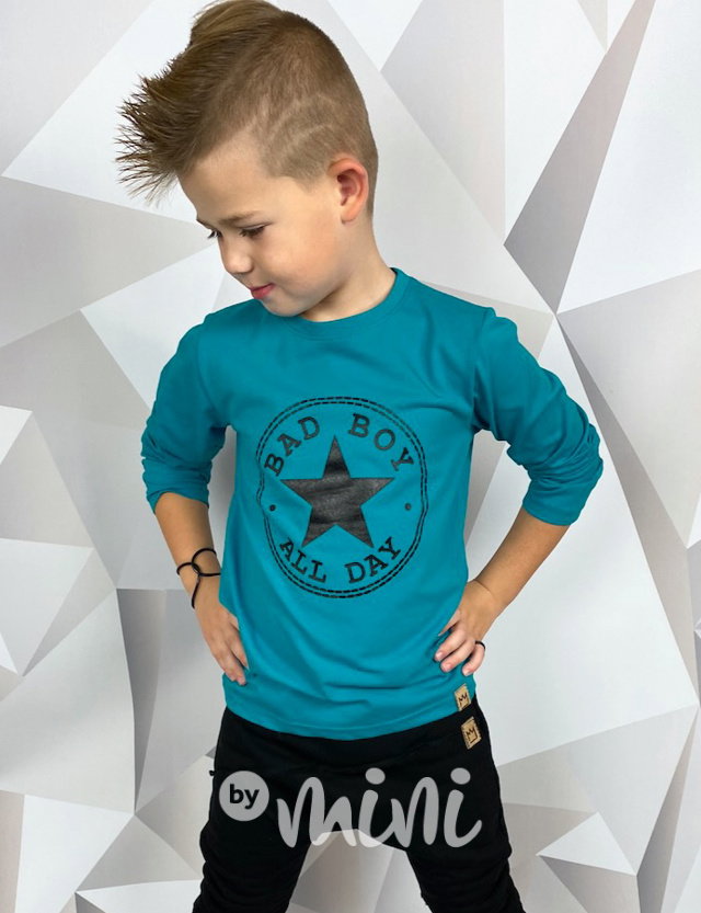 Bad boy longsleeve chlapecké triko mineral