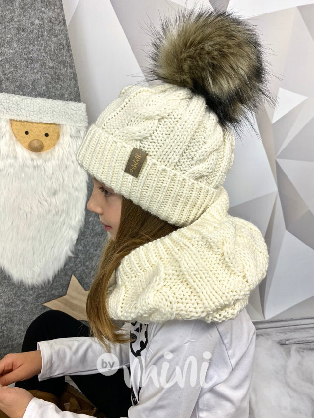 SUPER TERMO kulich + maxi nákrčník Off White