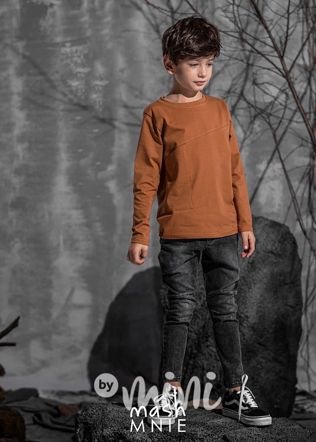 Ice grafit jeans s prošitím *MashMnie*