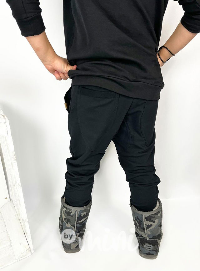 Černé chlapecké tepláky - BASIC