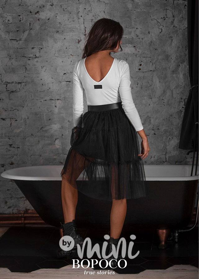 Černá tutu streetwear tylová sukně #MiniMe
