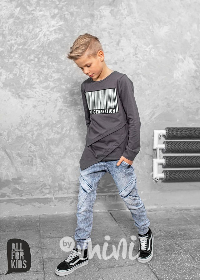 Ice blue denim cotton kalhoty *AFK*