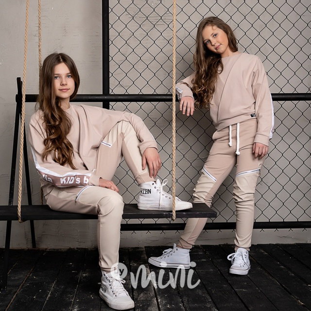 Dívčí tepláková souprava Beige od Voga