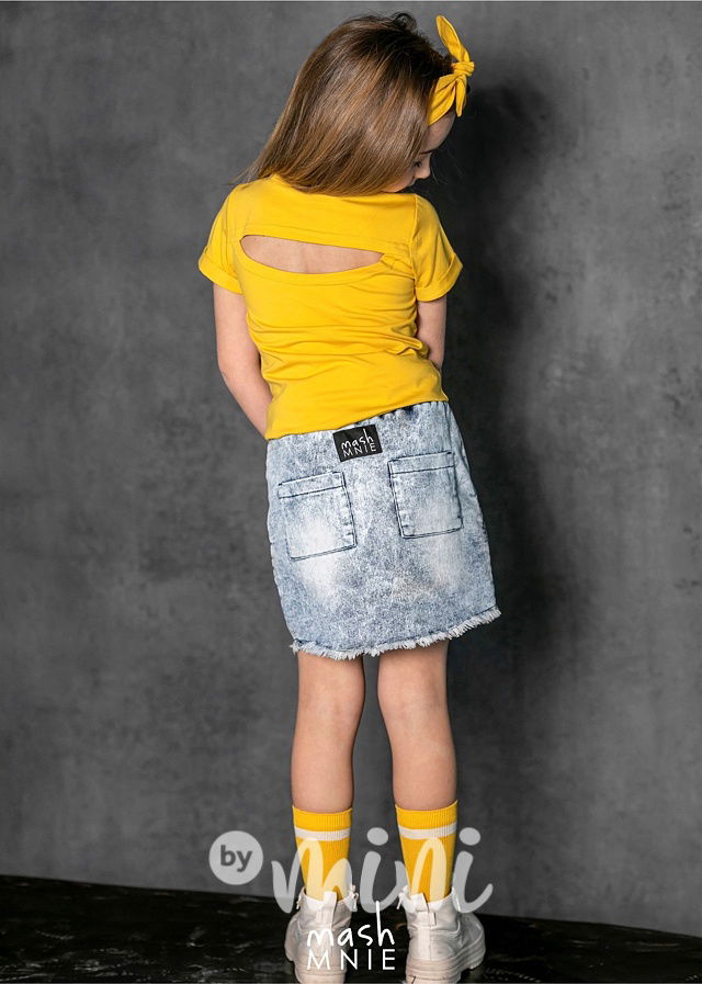 Jeans sukně ice blue *MashMnie*