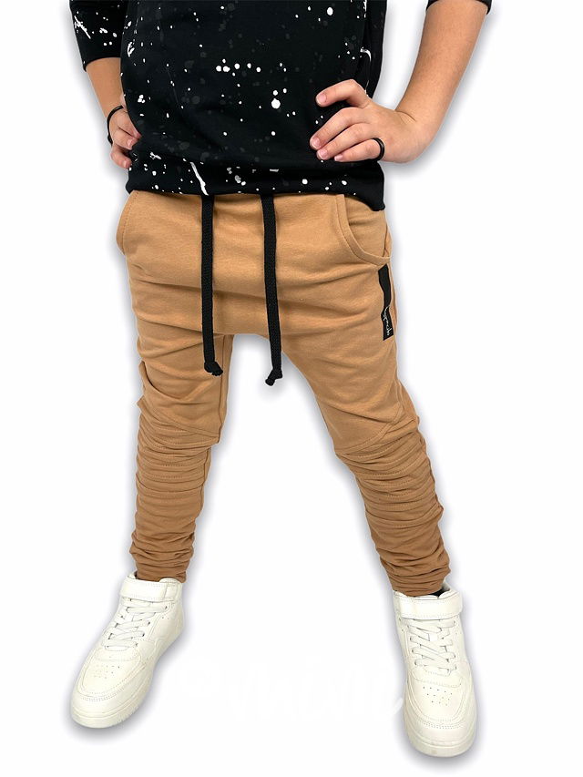 NEW biker baggy tepláky mustard  *Despacito*