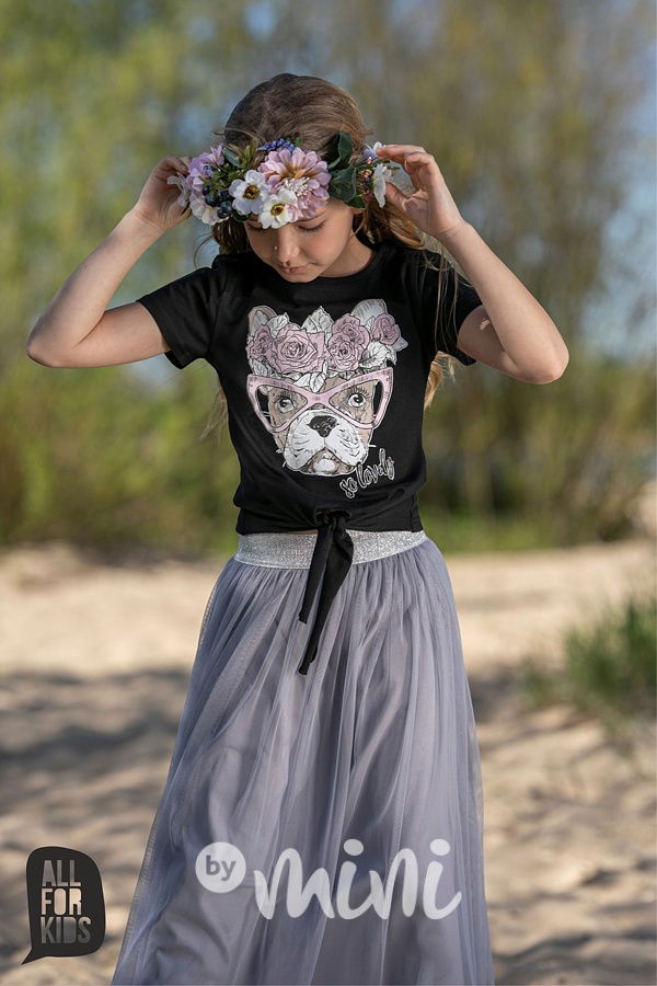 Blůzka buldoček - černá *AFK*