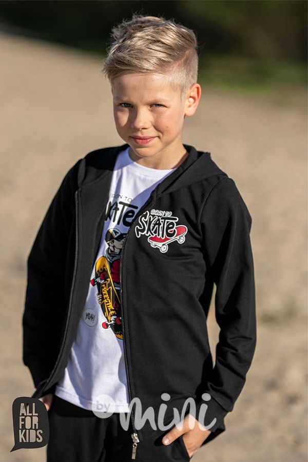 Skate mikina černá