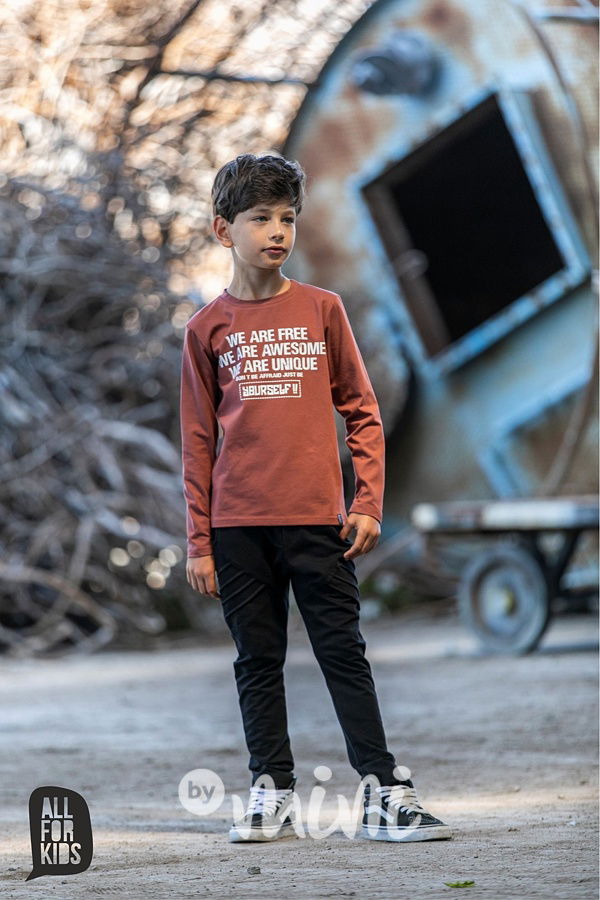 AWESOME longsleeve triko bordo