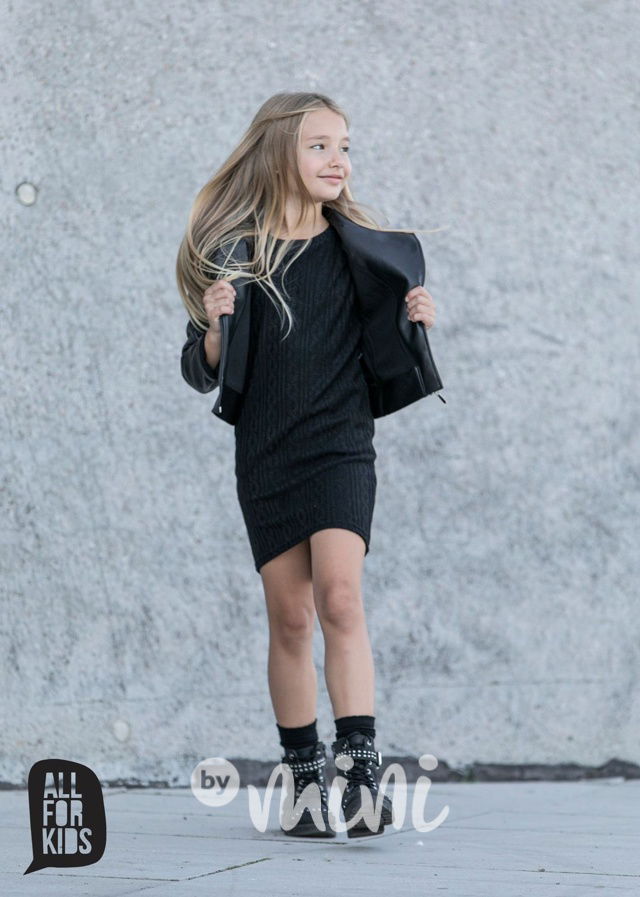 ECO leather černý křivák