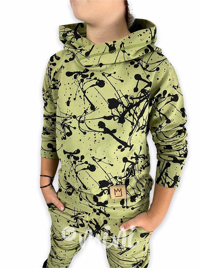 Pistacchio splash mikina