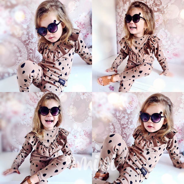 Raindrops komplet beige