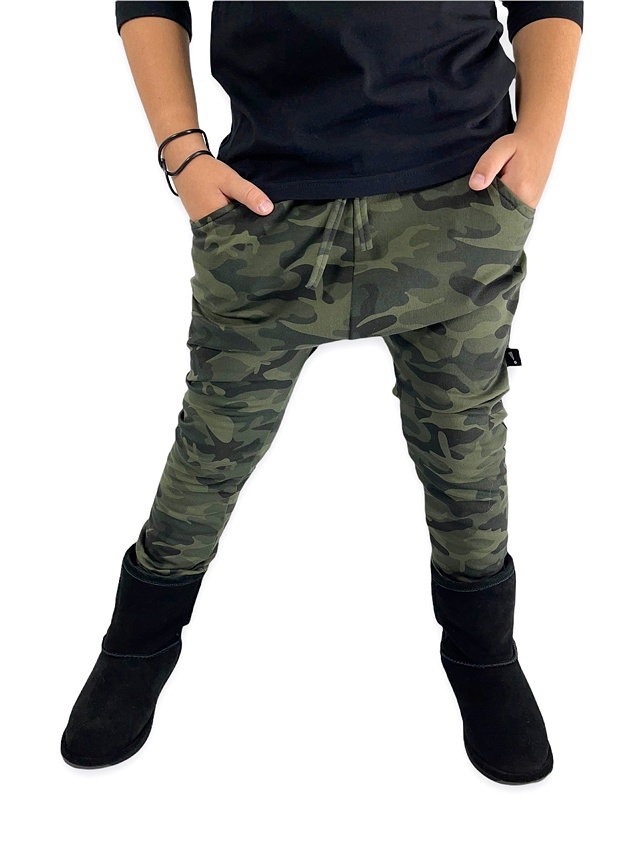 TERMO baggy tepláky BASIC - army