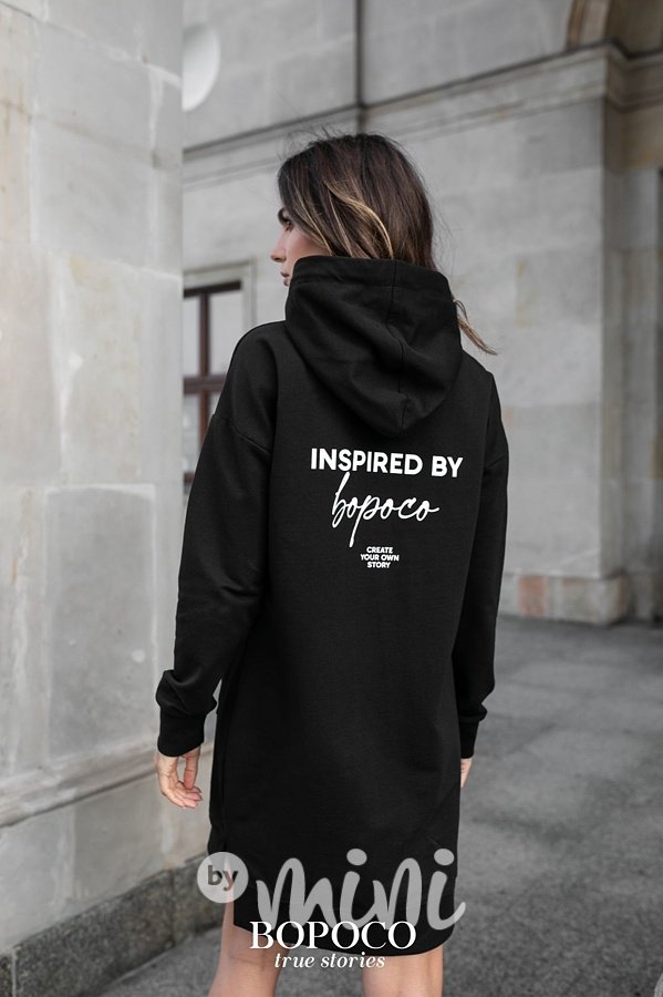 Inspired hoodie mikina černá