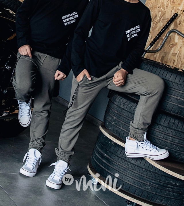 Khaki jogger tepláky VOGA