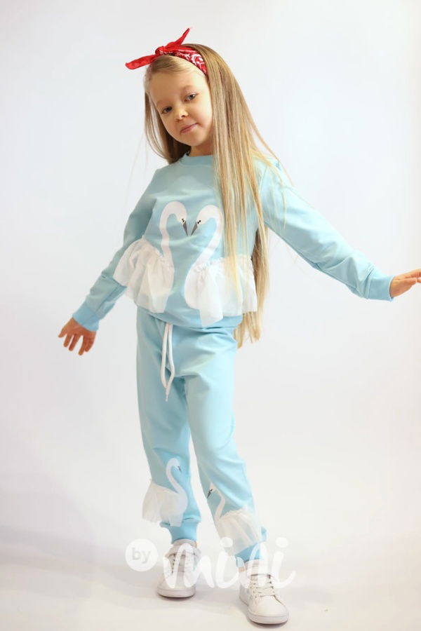 Labuť souprava sky blue