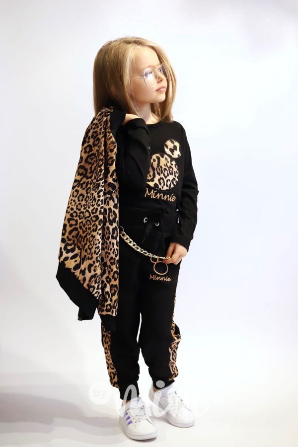 3-dílný MINNIE leopard set