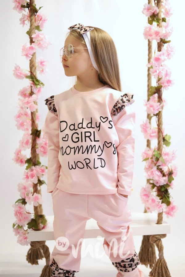DADDY's girl 3-dílná souprava pink