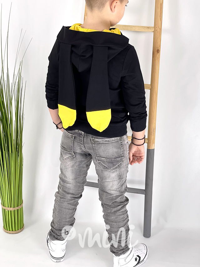 Ripped jeans s potiskem