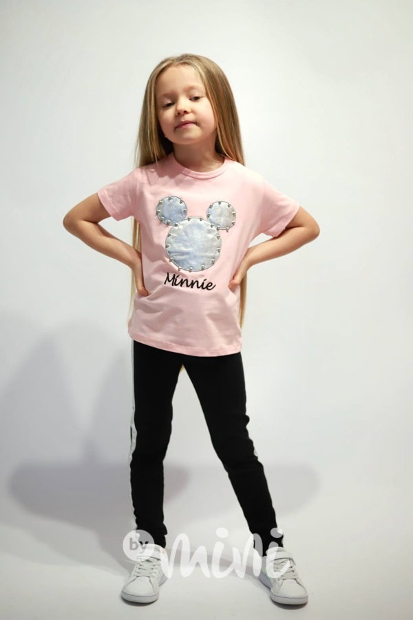 3-dílný Minnie set perličky pink