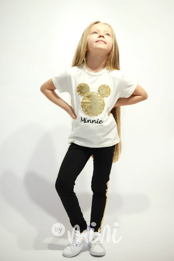 3-dílný Minnie set perličky cream gold